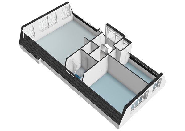 Floorplan - Oude Vest 11F, 2312 XP Leiden